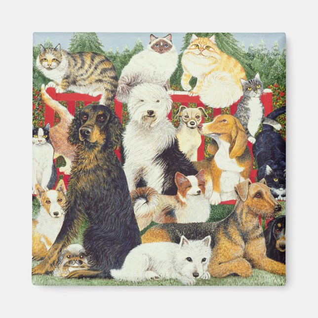 Imán Paz de navidades (Frente)