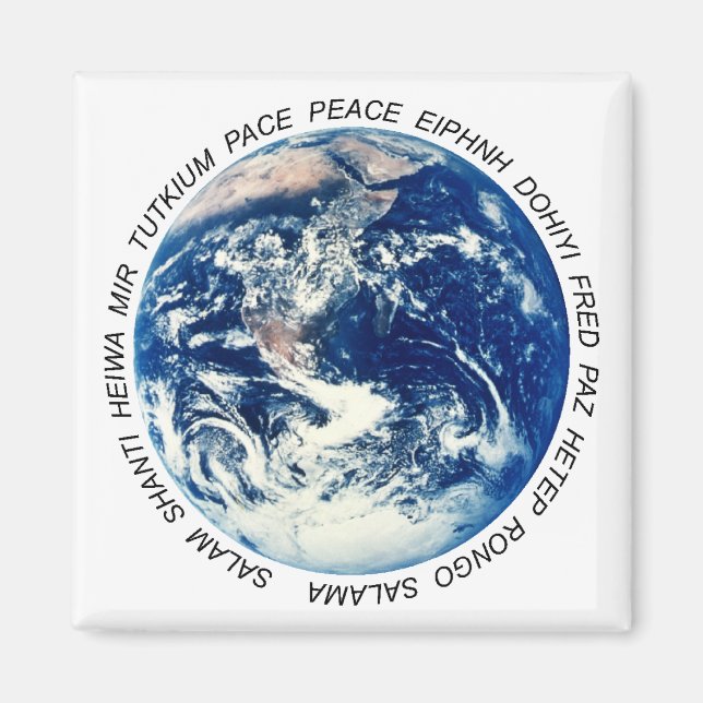 Imán Paz en la Tierra (Frente)
