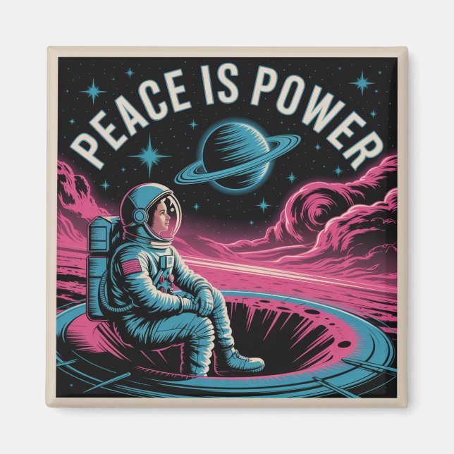 Imán Paz Es Poder (Frente)