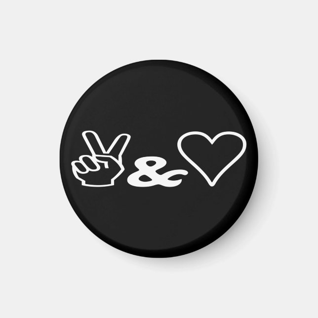 Imán Paz y amor (Frente)