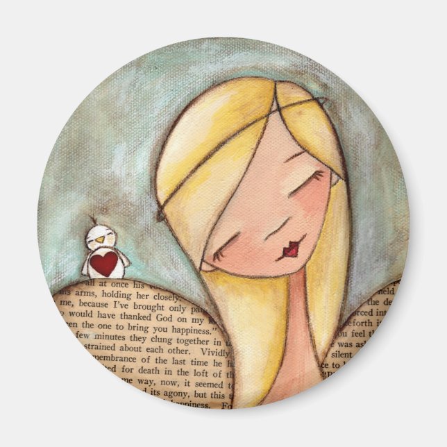 Imán Paz y amor - Magnet (Frente)