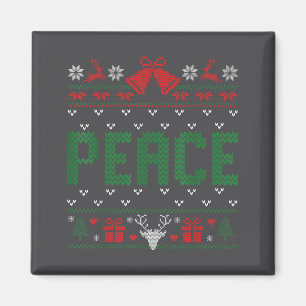 Imán Paz Yo Vengo En Paz Pareja Ugly Christm