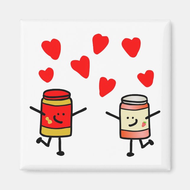 Imán "PB&J Love" Magnet (Frente)