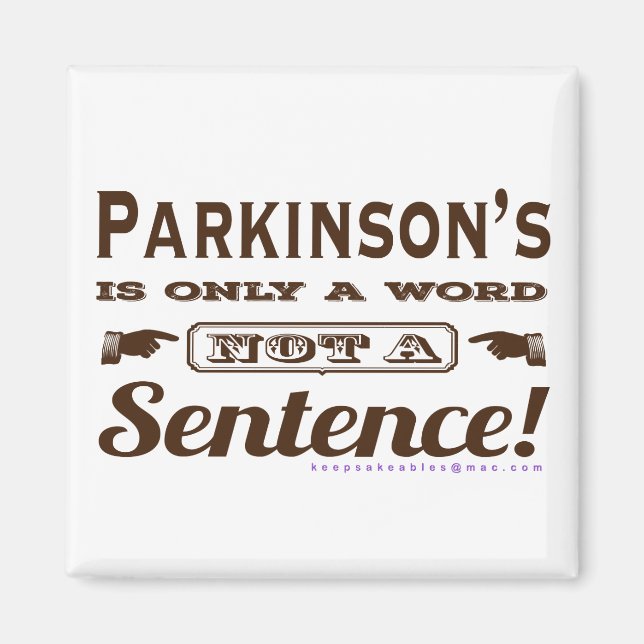 Imán PD es sólo una palabra marrón (Frente)