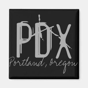 Imán PDX Código del Aeropuerto de Portland