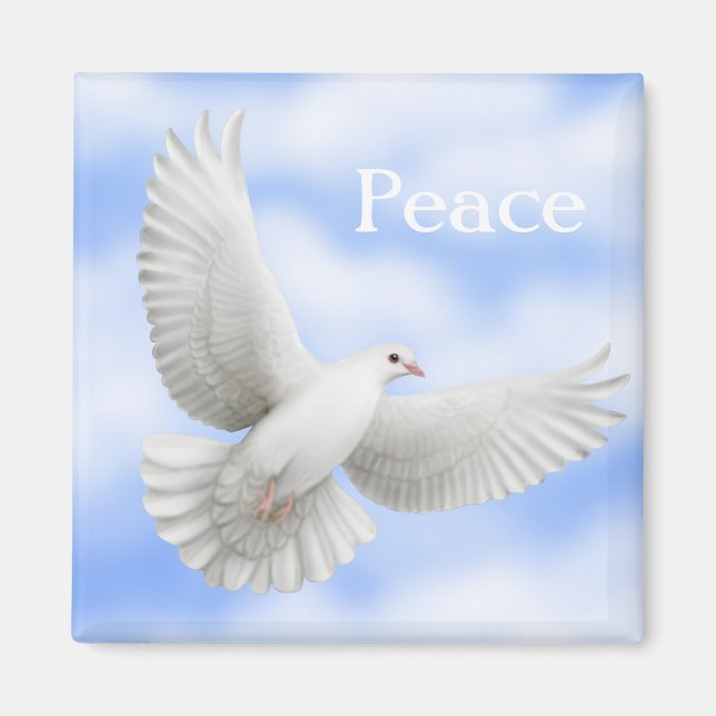 Imán Peace Dove Magnet (Frente)