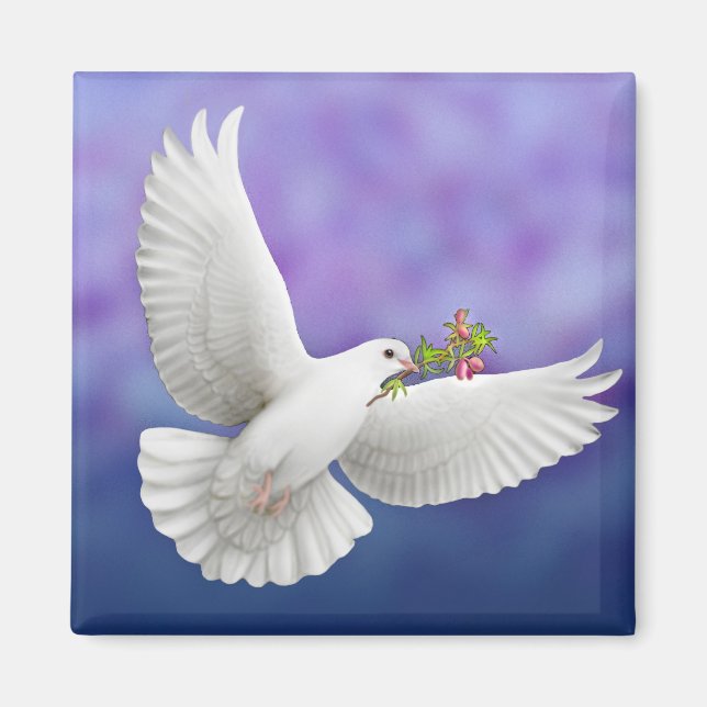 Imán Peace Dove Magnet (Frente)