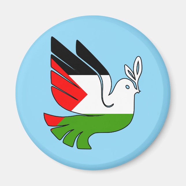 Imán Peace for Palestine Magnet (Frente)