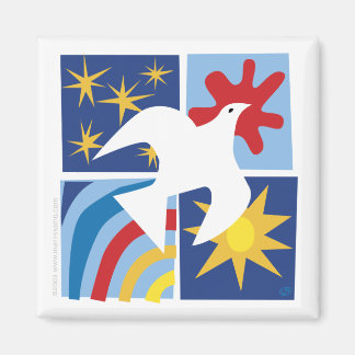 Imán Peace Joy Love Dove Magnet