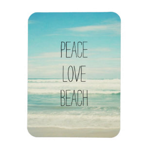 Imán Peace Love Beach