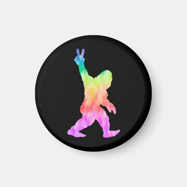 Imán Peace Love Bigfoot (Frente)