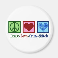 Peace Love Cross Stitch