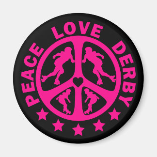 Imán Peace Love Derby