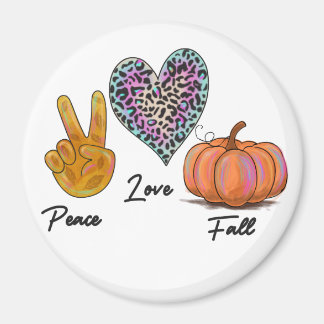 Imán Peace Love Fall