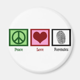 Imán Peace Love Forensics