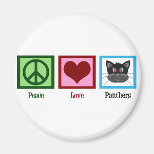 Imán Peace Love Panthers