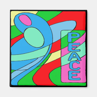 Imán Peace Madonna Magnet