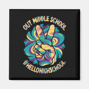 Imán Peace Out Middle Hello School High School Tye