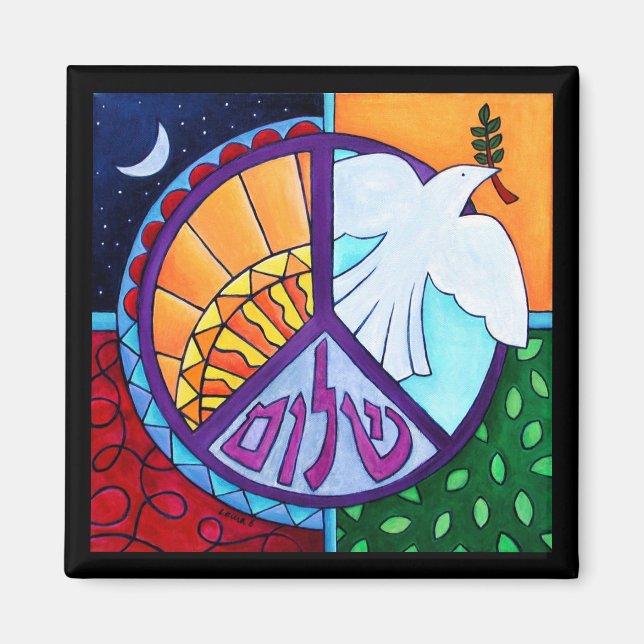 Imán Peace Rising (Frente)