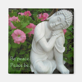 Imán Peaceful Buddha Garden Magnet – Be Peace Zen Decor