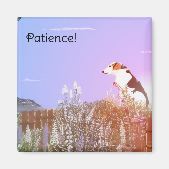 Imán Peaceful Dog (Frente)