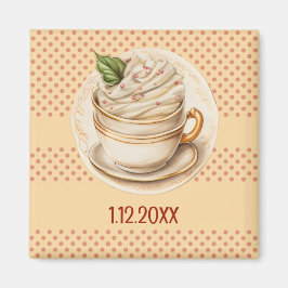 Imán Peach de puntos