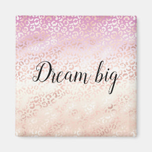 Imán Peach Rubor Peach Glam Leopard Print Tye
