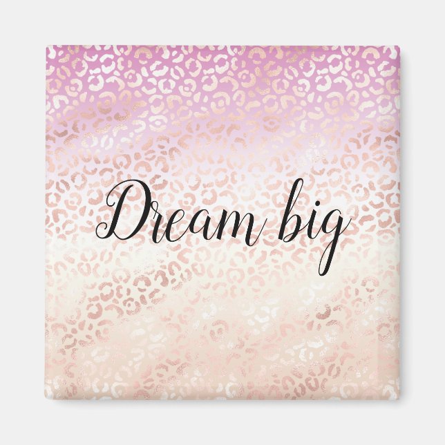 Imán Peach Rubor Peach Glam Leopard Print Tye (Frente)