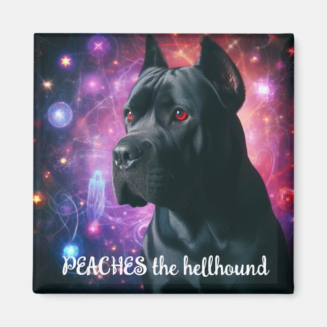 Imán Peaches el Hellhound (Frente)