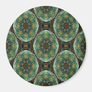 Imán Peacock Feather Mandala.....