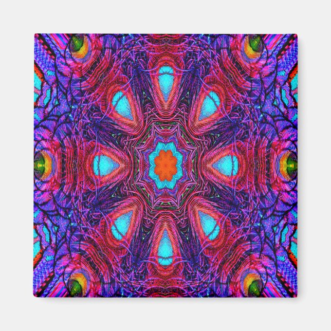 Imán Peacock Mandala...... (Frente)