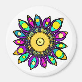 IMÁN PEACOCK MANDALA