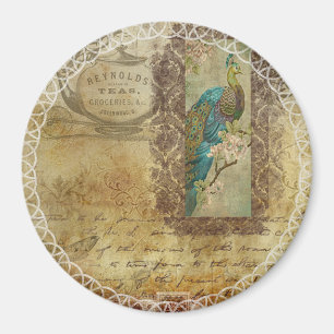 Imán Peacock vintage