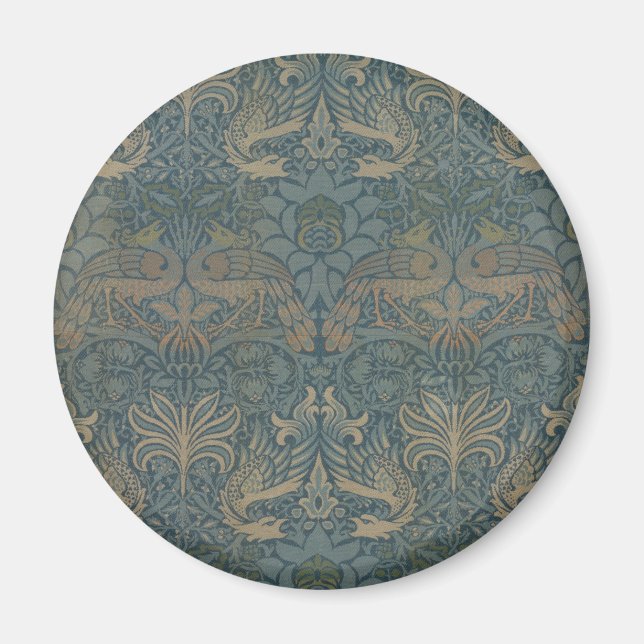 Imán Peacock y Dragón de William Morris (Frente)