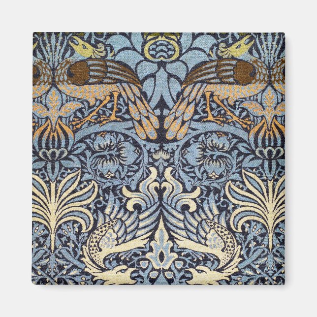 Imán Peacock y Dragón, William Morris (Frente)