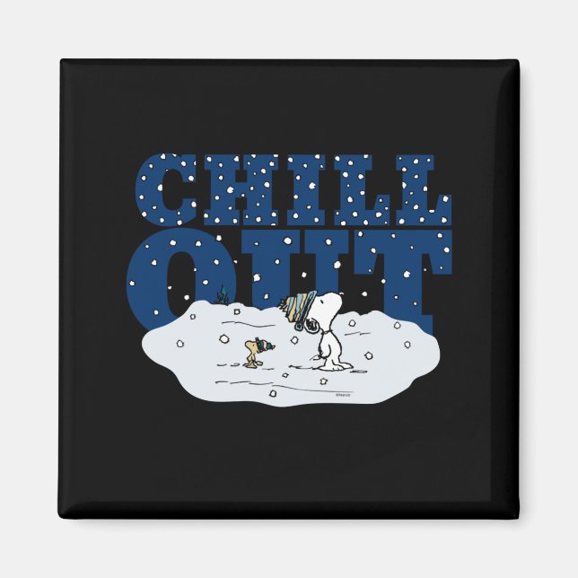 Imán Peanuts Chill Out  (Frente)