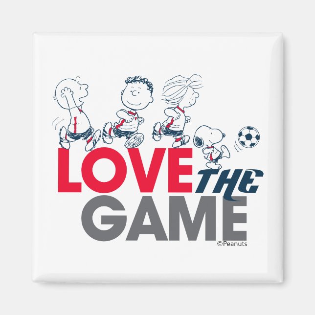 Imán Peanuts Gang - Love The Game (Frente)