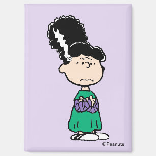 Imán Peanuts Lucy Novia de Frankenstein Halloween