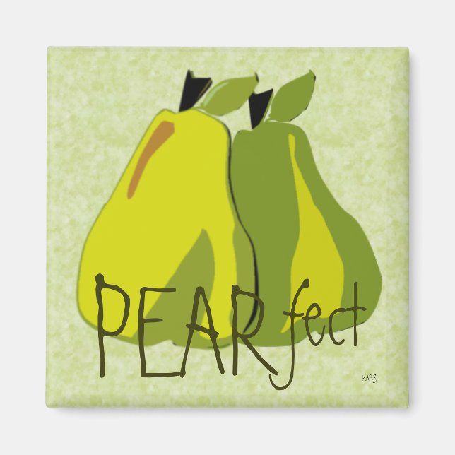 Imán PEARfect Pears Magnet (Frente)