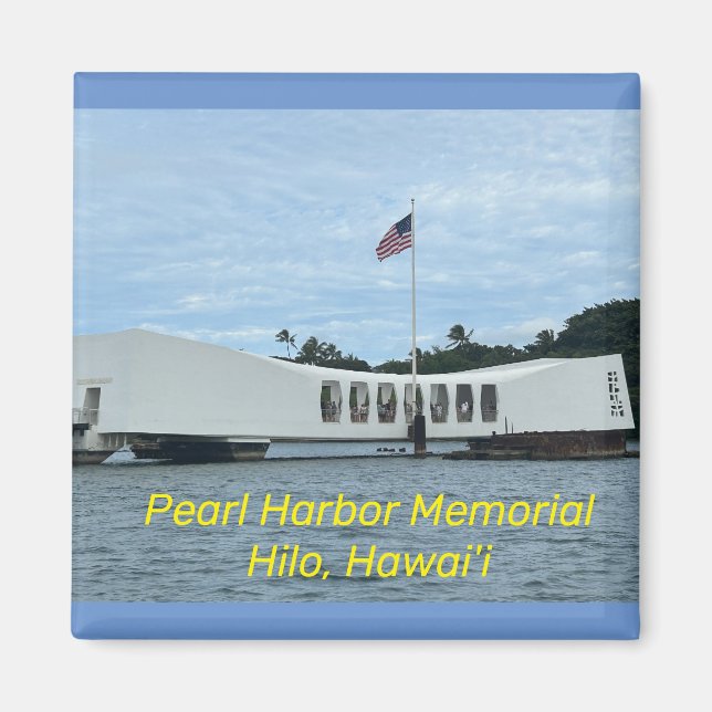 Imán Pearl Harbor Memorial Magnet (Frente)