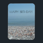 Imán Pebble Beach Lake Ontario Feliz cumpleaños<br><div class="desc">Diga Feliz cumpleaños con este imán de Ontario en el lago de playa de guijarros.</div>