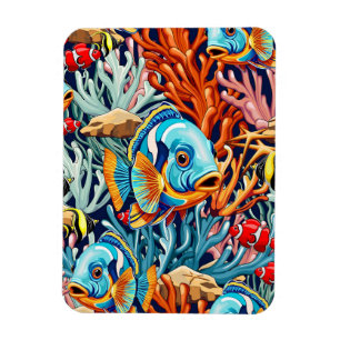 Imán Peces Tropicales Colores Verano Vibraciones