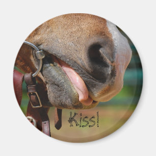 Imán ¡Pedazo de la lengua N, beso!