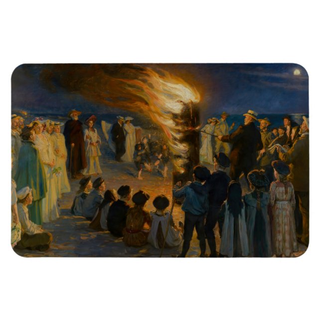 Imán Peder Severin Kroyer - El incendio de la víspera d (Horizontal)