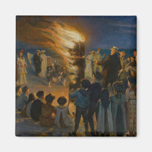 Imán Peder Severin Kroyer - El incendio de la víspera d