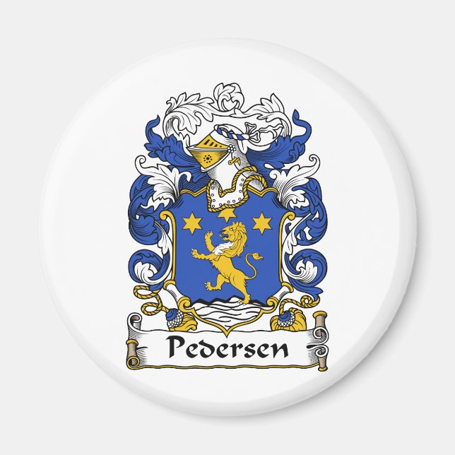 Imán Pedersen Family Crest (Frente)