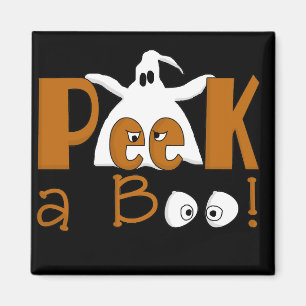 Imán Peek A Boo Camisetas y regalos de Halloween