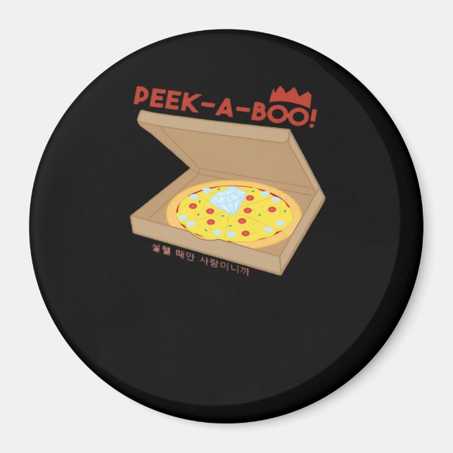 Imán Peekabo Diseño básico y divertido (Frente)