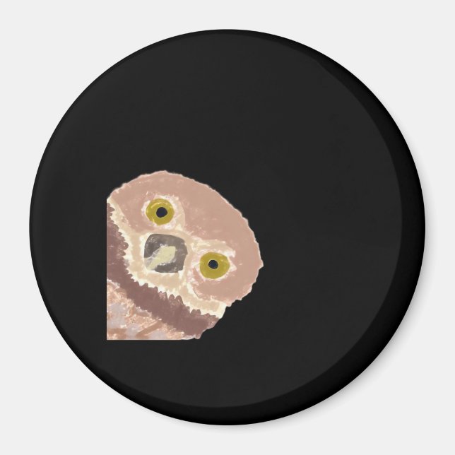 Imán Peekabo Funny Design for Halloween (Frente)