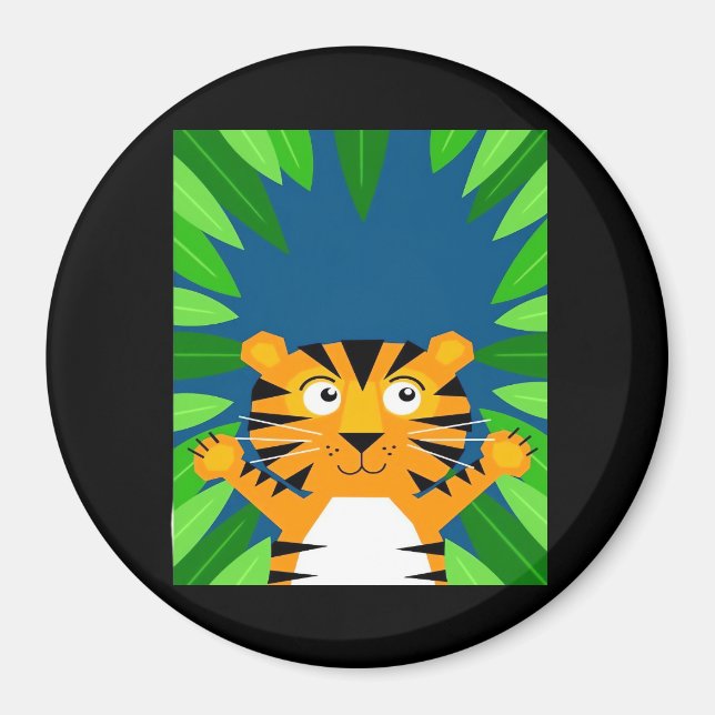 Imán Peekabo Tiger (Frente)